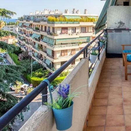 Apartamento L45 St Marguerite Sea View Balcon, Parking Wifi