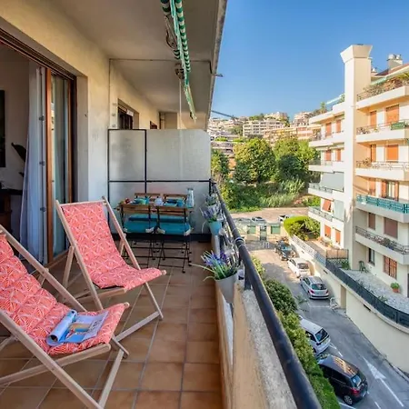 L45 St Marguerite Sea View Balcon, Parking Wifi Nice